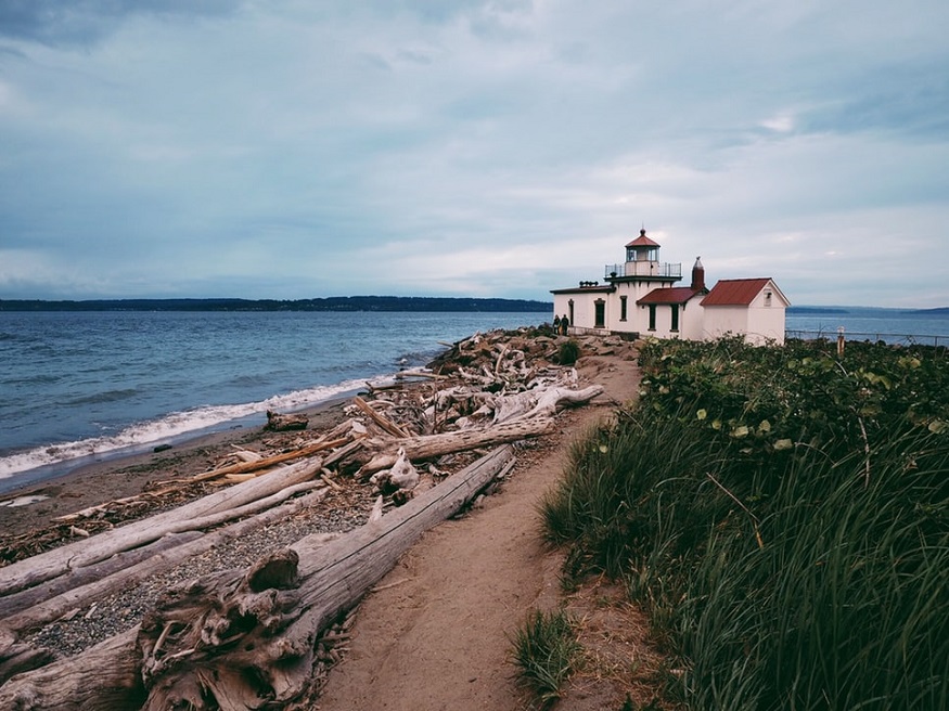 where to stay in seattle - house by the sea in discovery park, seattle