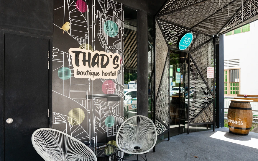 where to stay in singapore - thad's boutique hostel