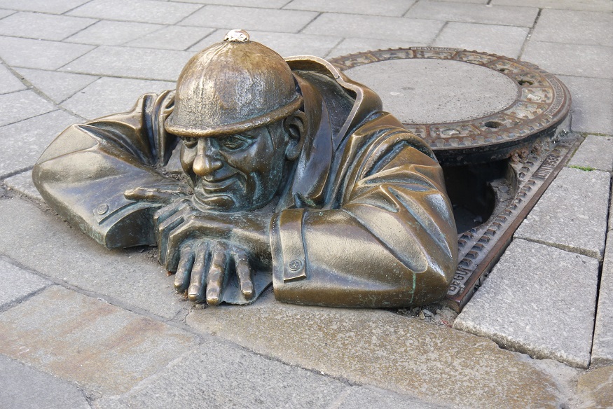 visitare Bratislava - statua