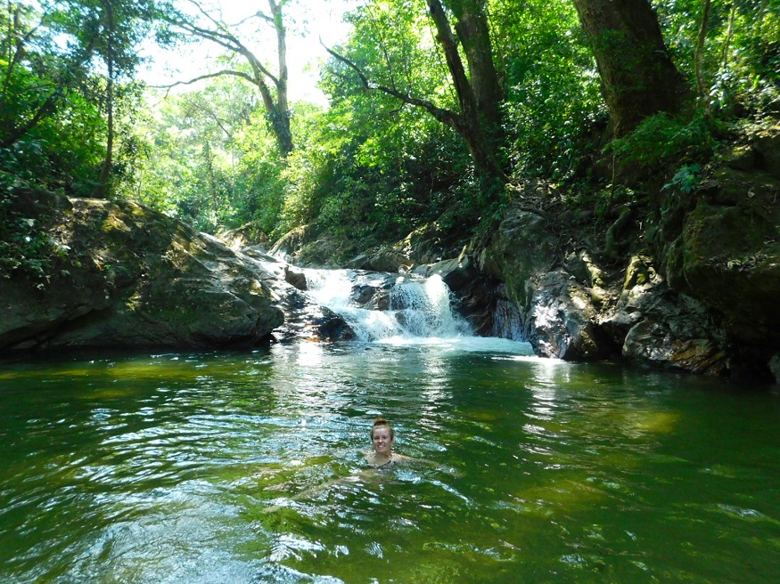 best places to visit in colombia, waterfalls and lagoon in minca