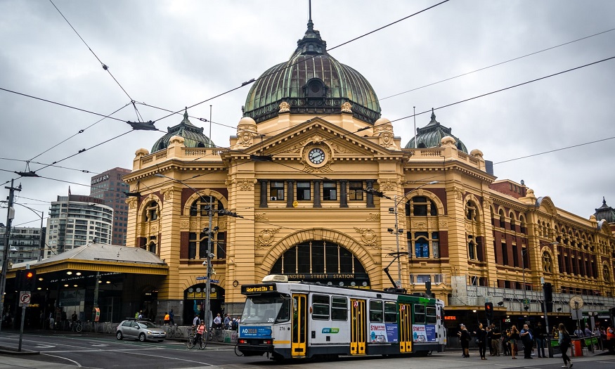 travel east coast australia, Flinders Street Station Melbourne