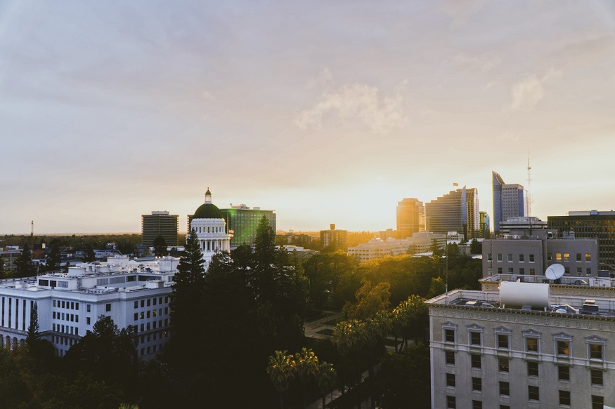 backpacking california, sacramento skyline