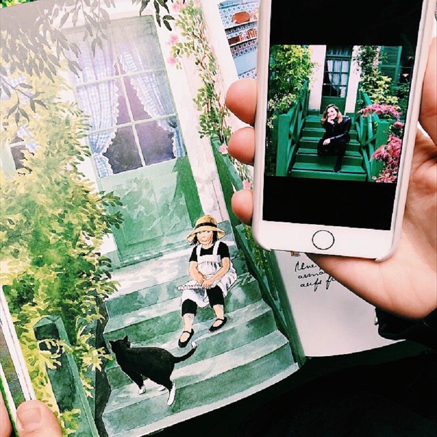 how to cure wanderlust, girl reading a travel book