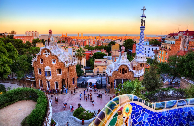 Solo Travel Destination 1 - Barcelona City Overview Park Guell