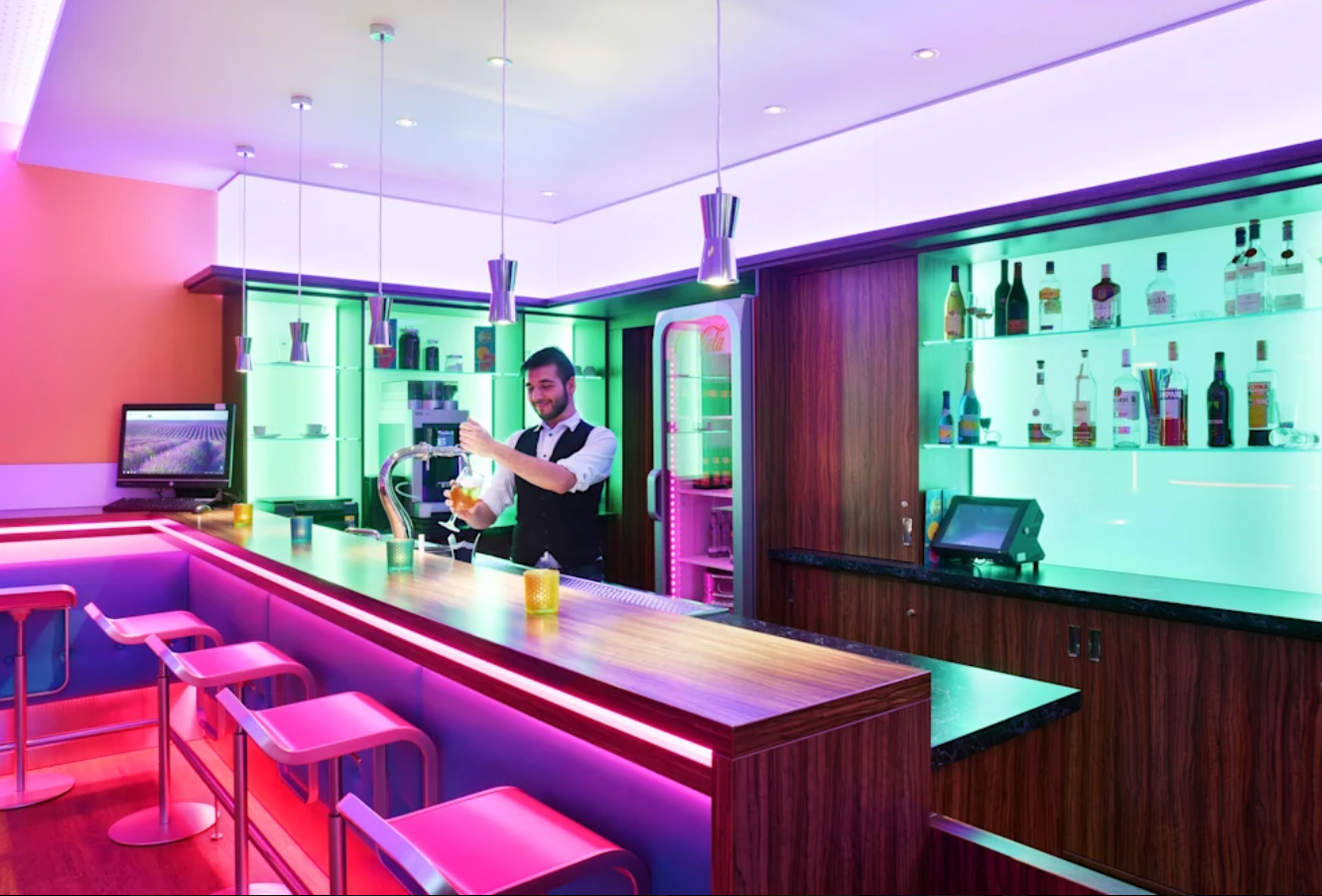 Bar at BednBudget City-Hostel Hannover