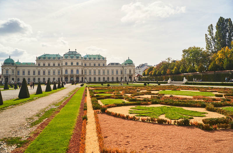 View of Belvedere Palace Vienna - Best Area to Stay in Vienna