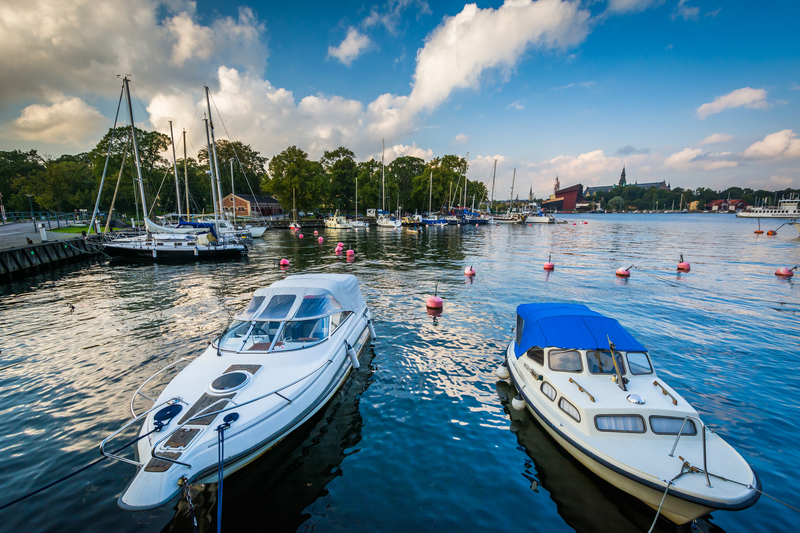 Boats Docked at Kastellholmen in Norrmalm Stockholm - Where to Stay in Stockholm