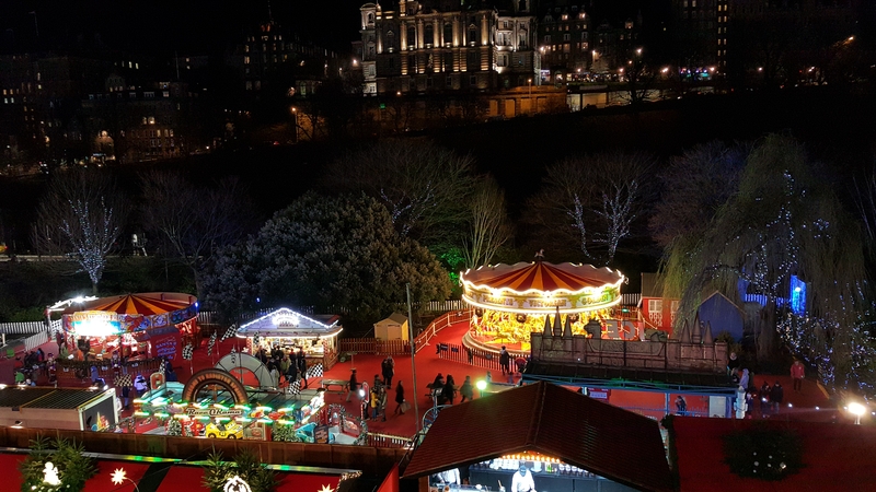 Colorful Edinburgh Christmas Market - Where to Stay in Edinburgh