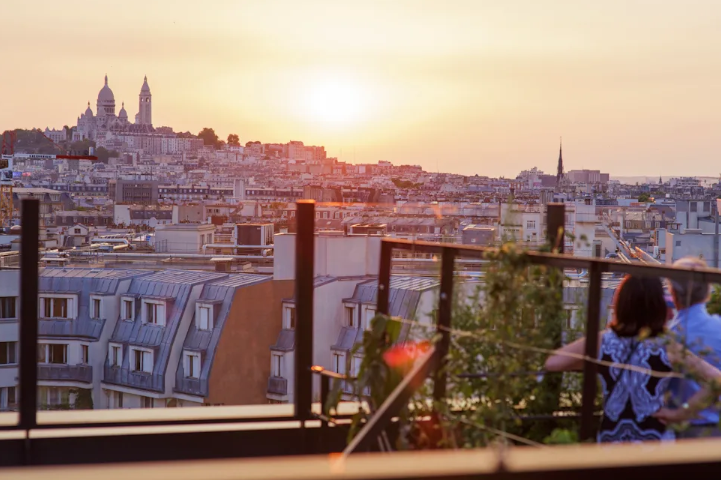 View from Generator Paris Hostel