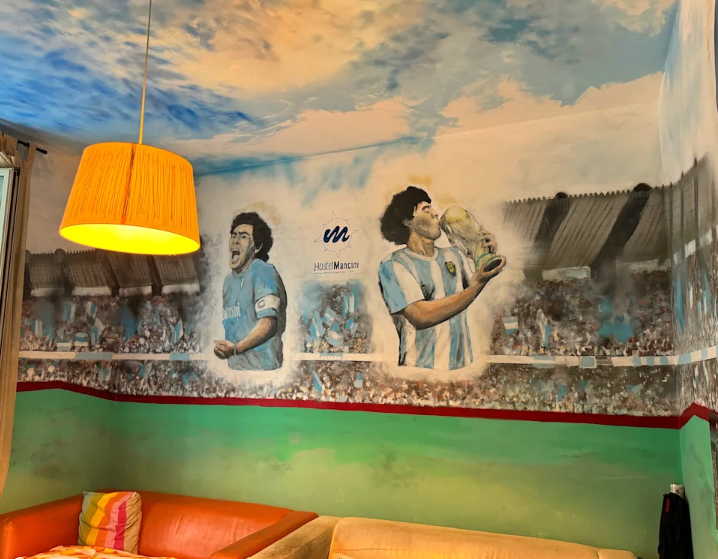 Detail of Hostel Mancini Naples Interior