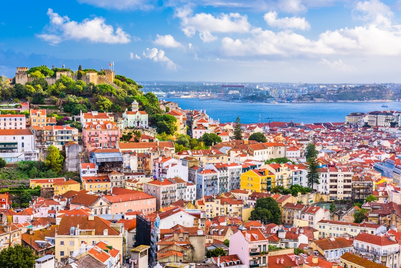 Solo Travel Destination 3 - Lisbon Portugal City View