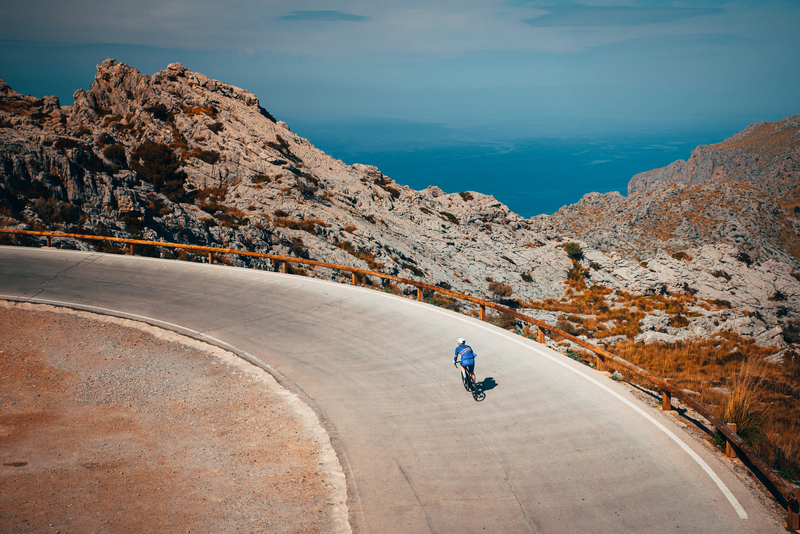 Bicycle in Sa Calobra Climb in Mallorca