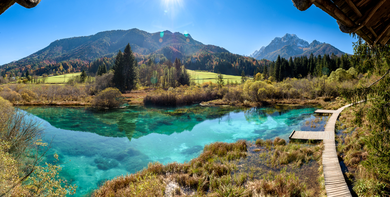 View of Zelenci Lake in Slovenia - Solo Travel in Your 30s