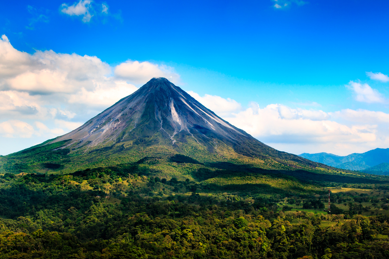 View of Arenal Volcano Costa Rica Nature Landscape - Holidays for Solo Travellers Over 40