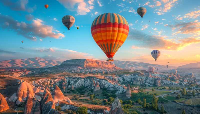 Air Balloons at Cappadocia Turkey - Solo Travel Tips