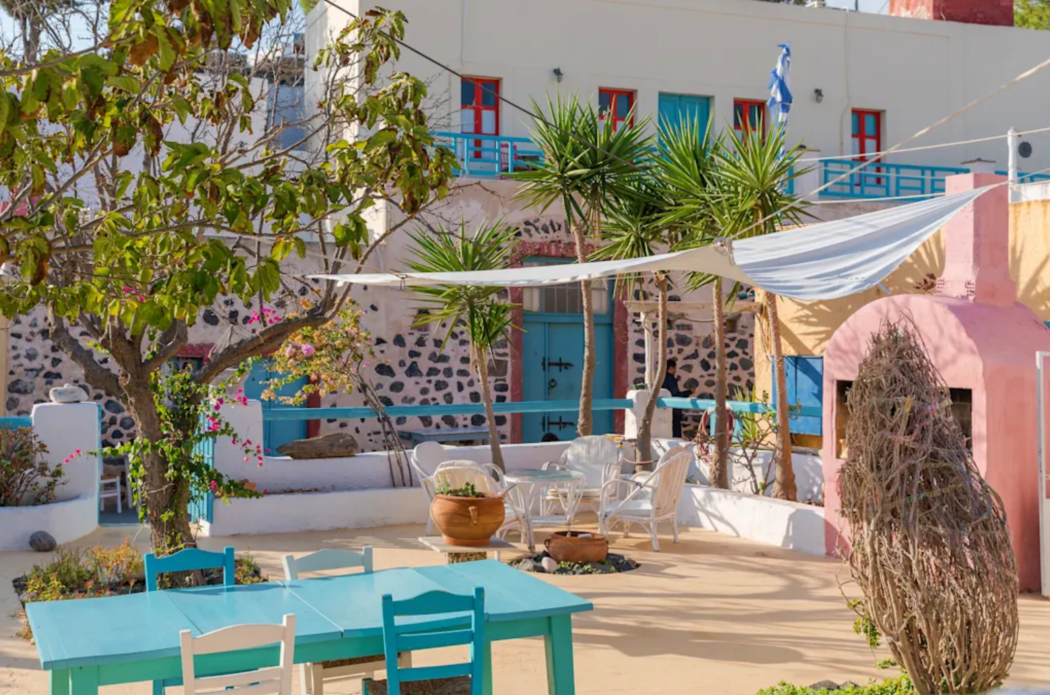 Caveland Hostel in Karterados Santorini - Where to Stay in Santorini
