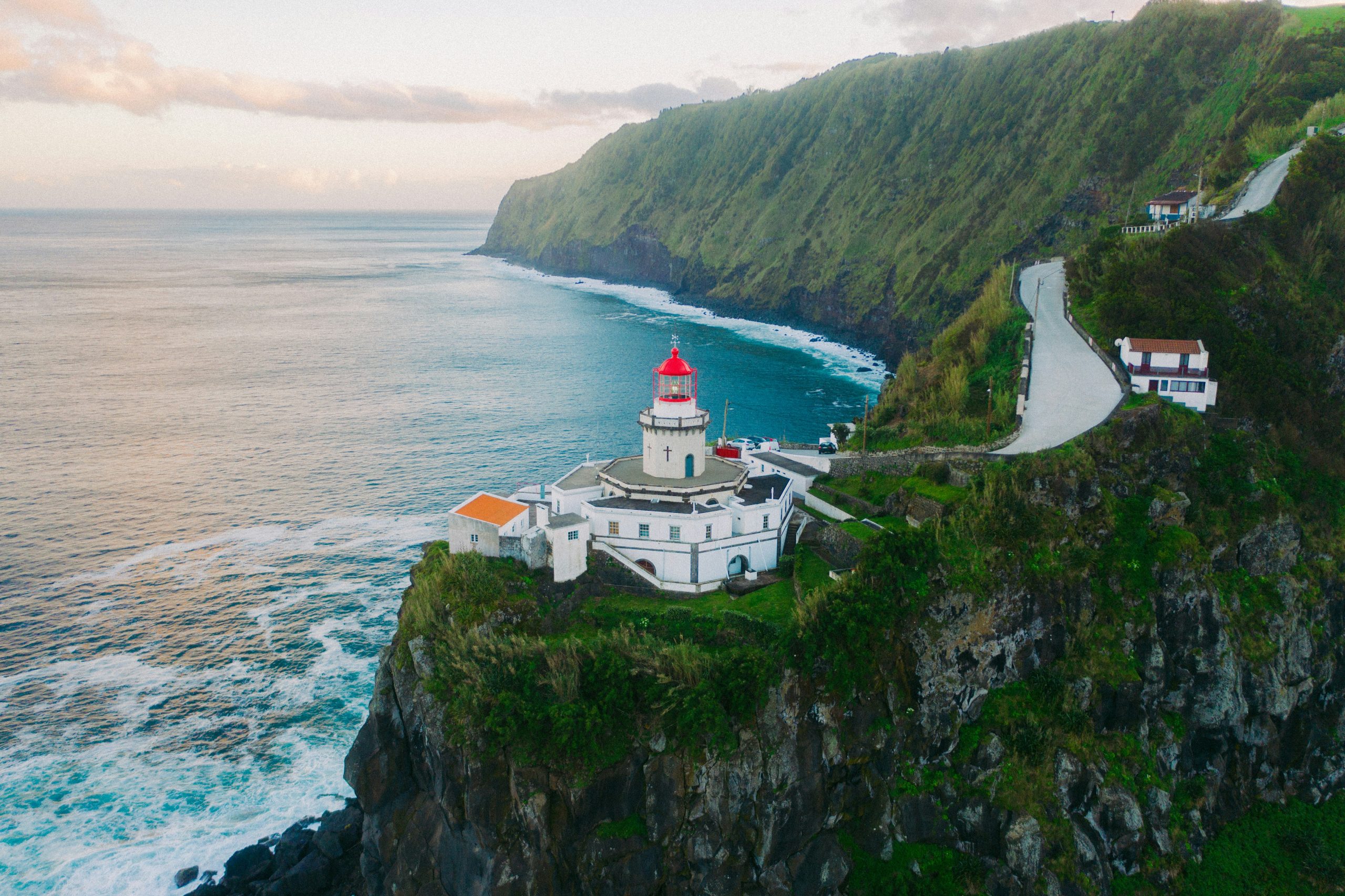 azores, lighthouse