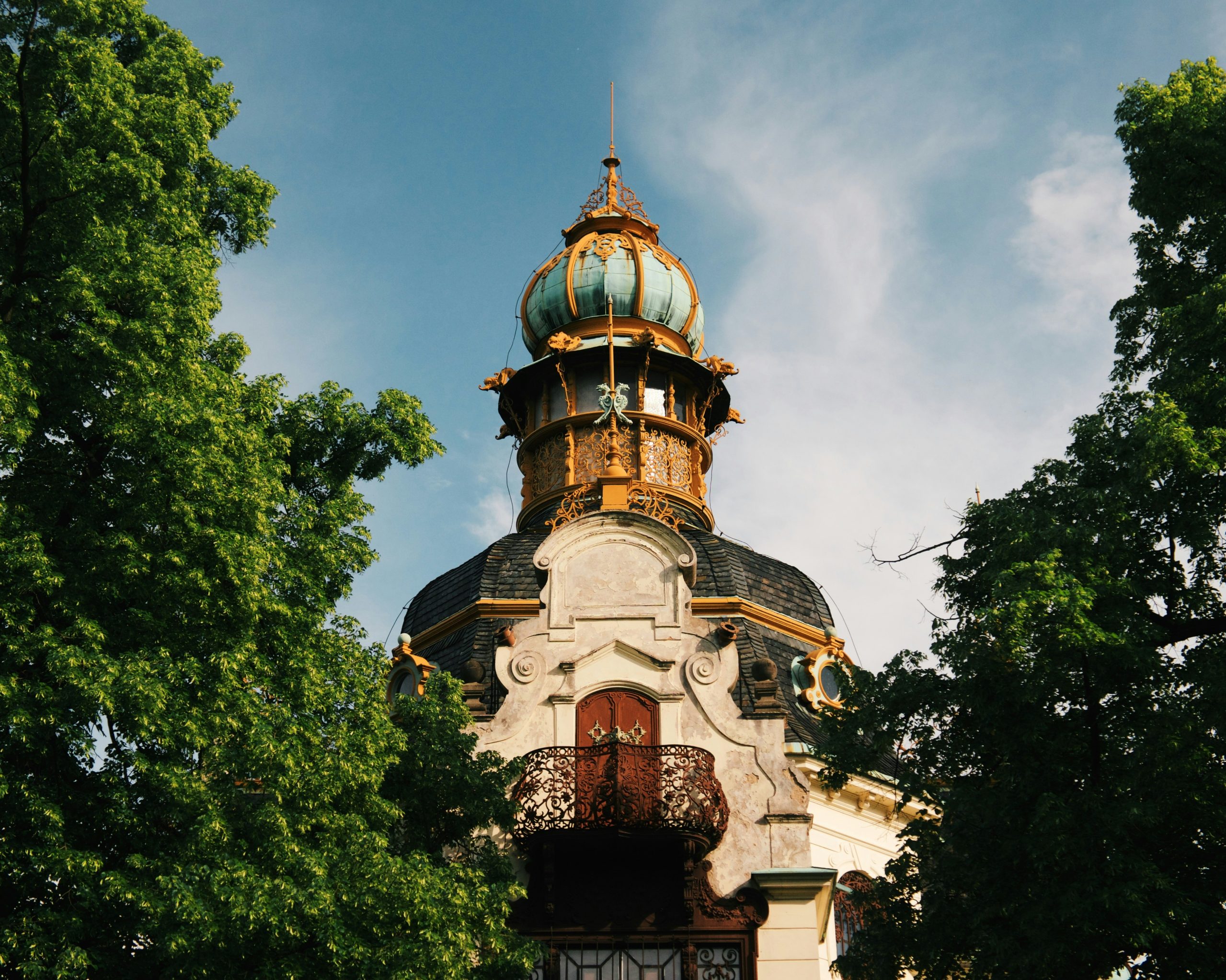 a pavilion in prague