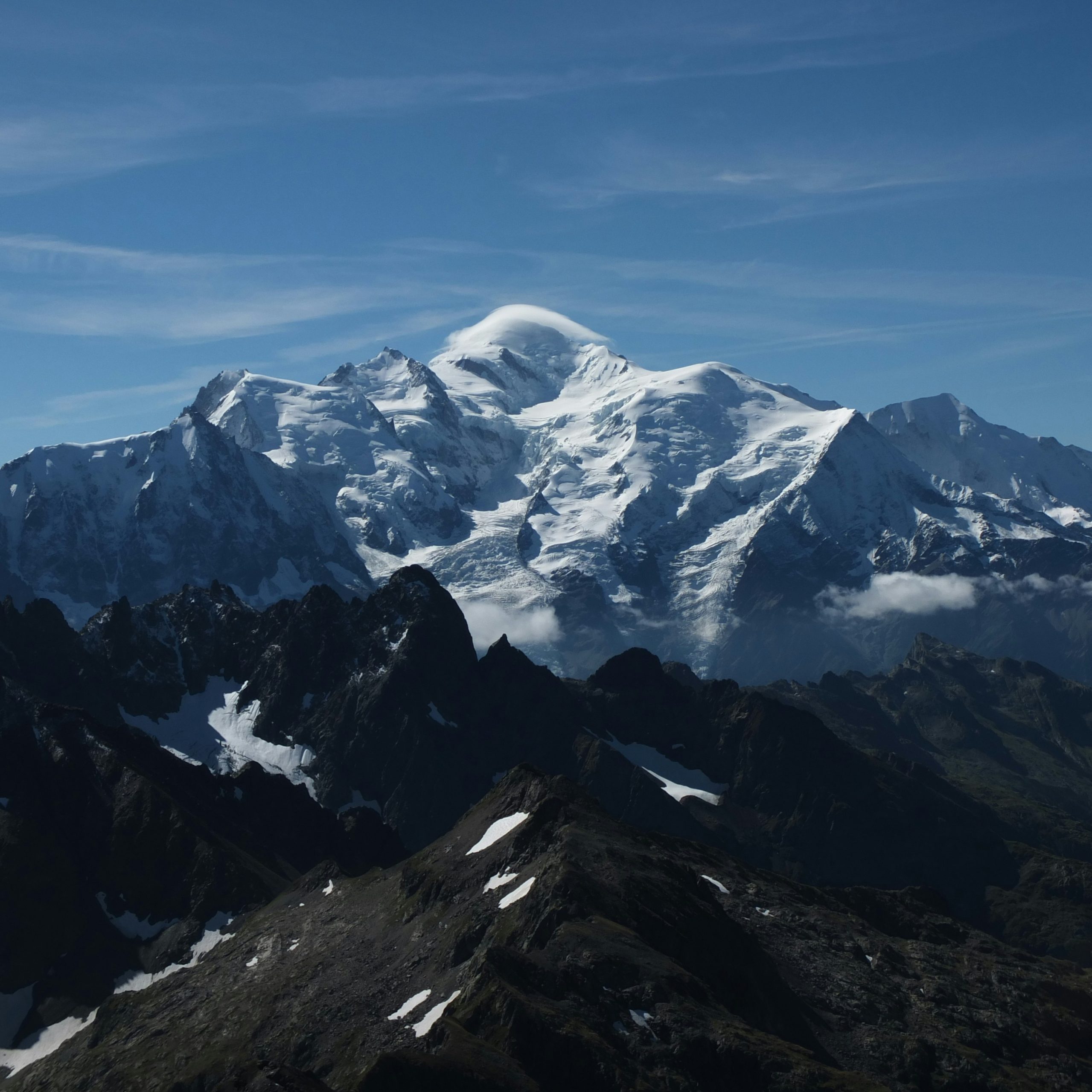 snow covered mountain under blue sky, day trips from geneva