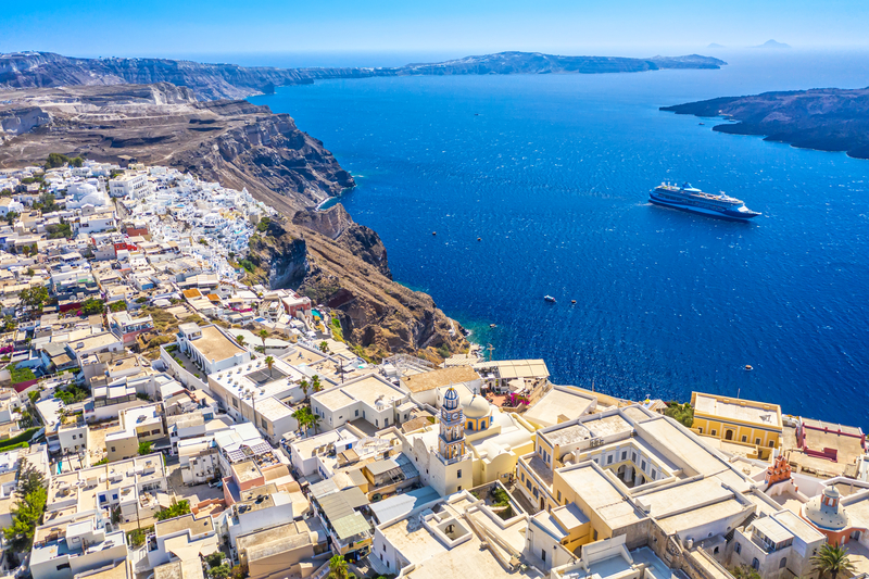 Imerovigli Landscape in Santorini - Best Area to Stay in Santorini