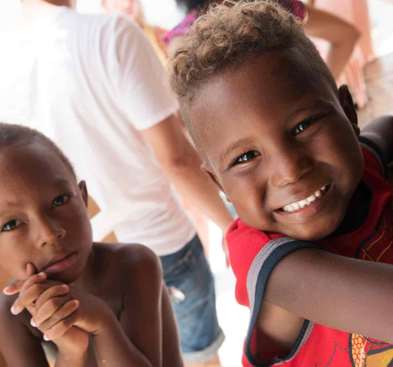 Local Kids at Casa en el Agua Hostel