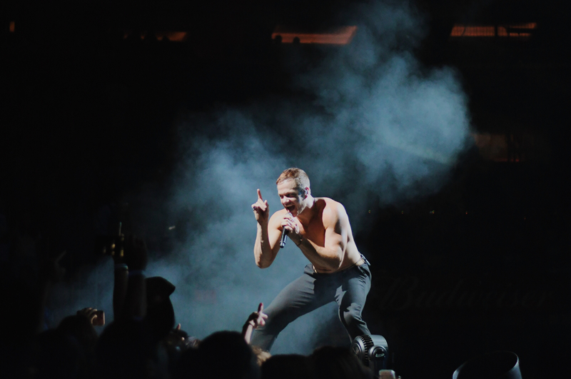 Detail of Imagine Dragons Concert NY