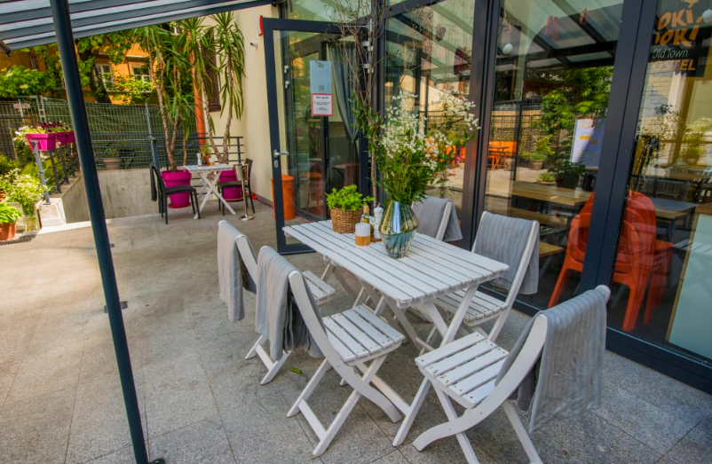View of Terrace at Oki Doki City Hostel Warsaw