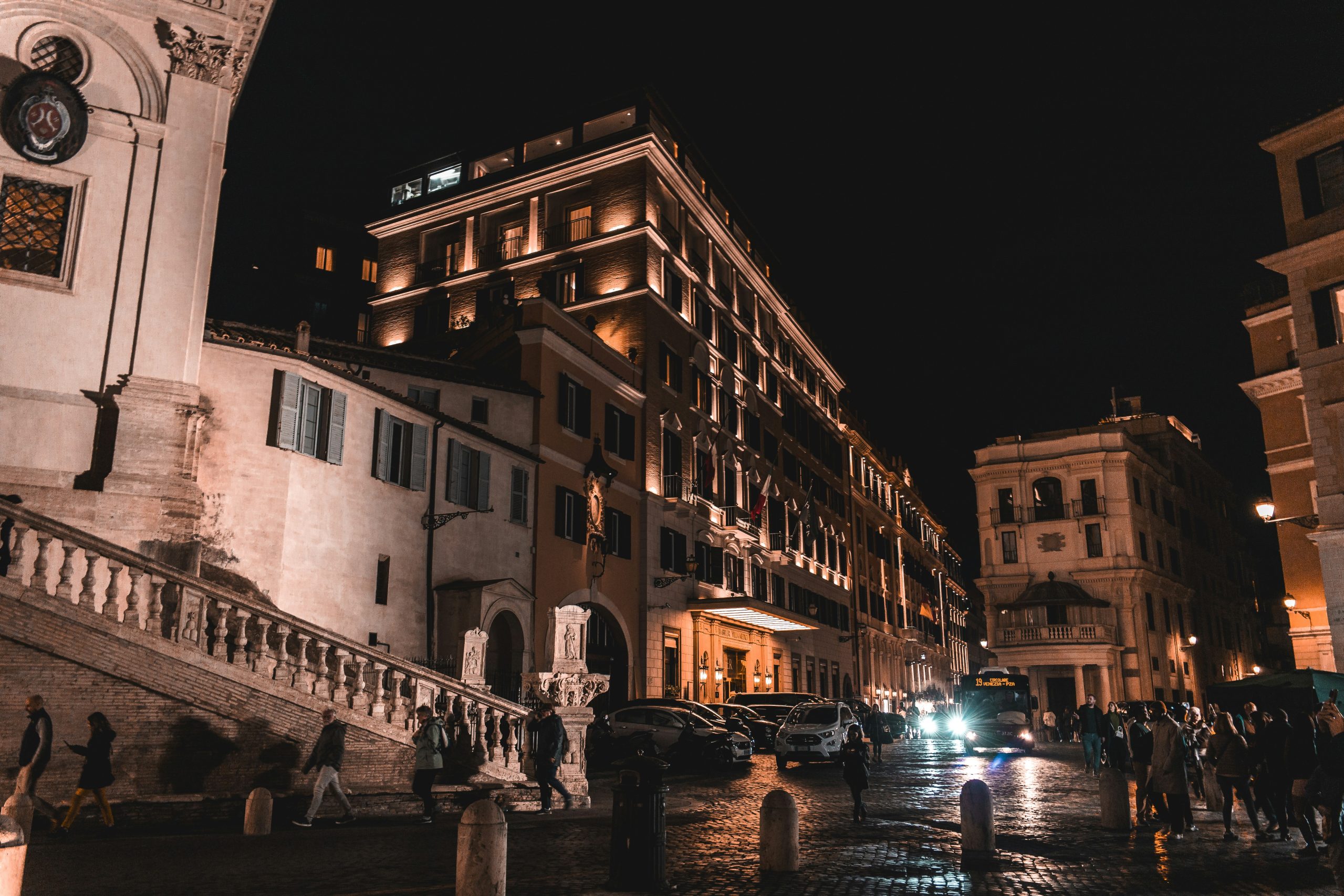 night time in rome