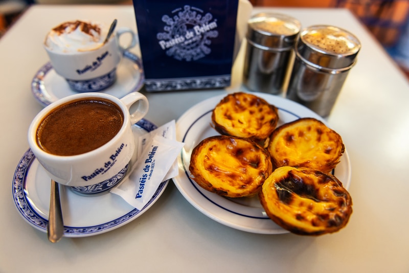 Pastel de Belem Typical Pastry Lisbon Portugal