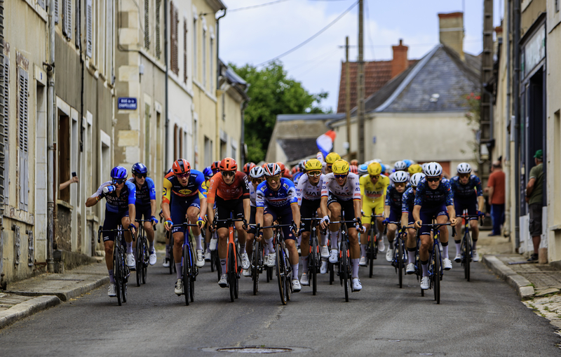 View of Peloton at Tour de France