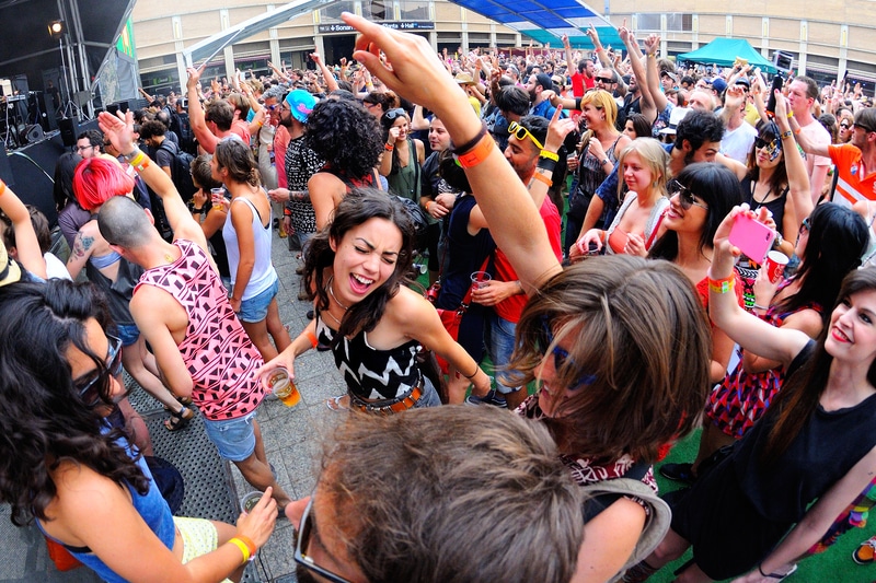 People in Sonar Barcelona