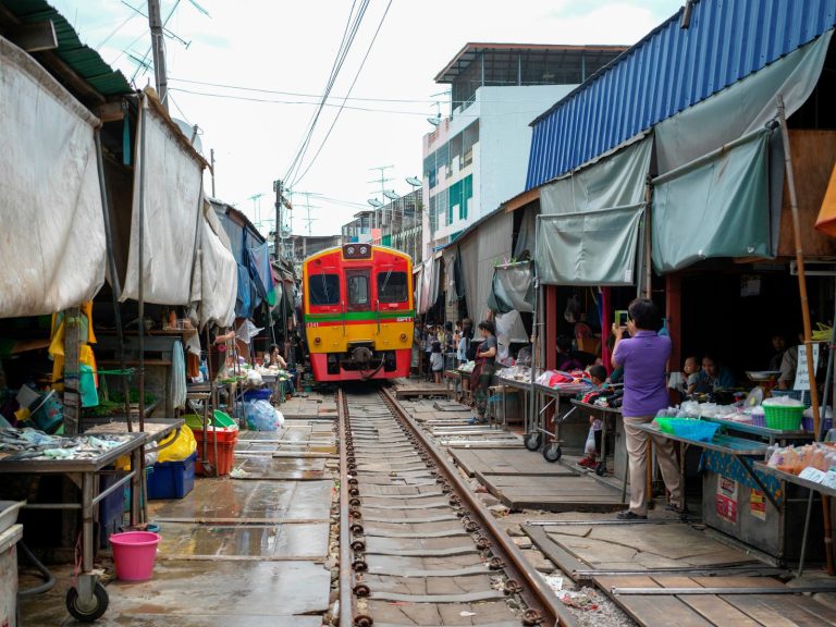 Maeklong Railway Market